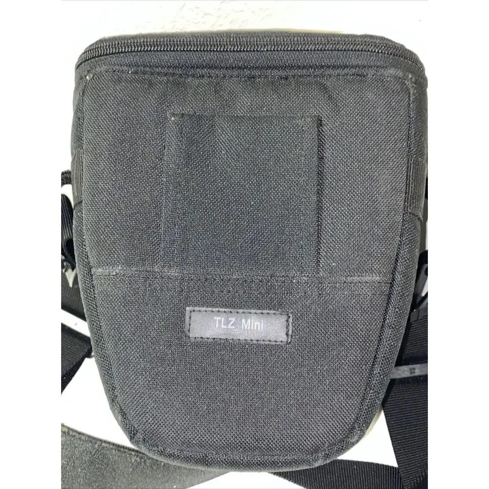 LOWEPRO TLZ MINI CAMERA CASE TOP LOADING BAG ZIPPERED POCKETS ADJUSTABLE STRAP